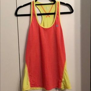 Pink & Yellow Workout Top